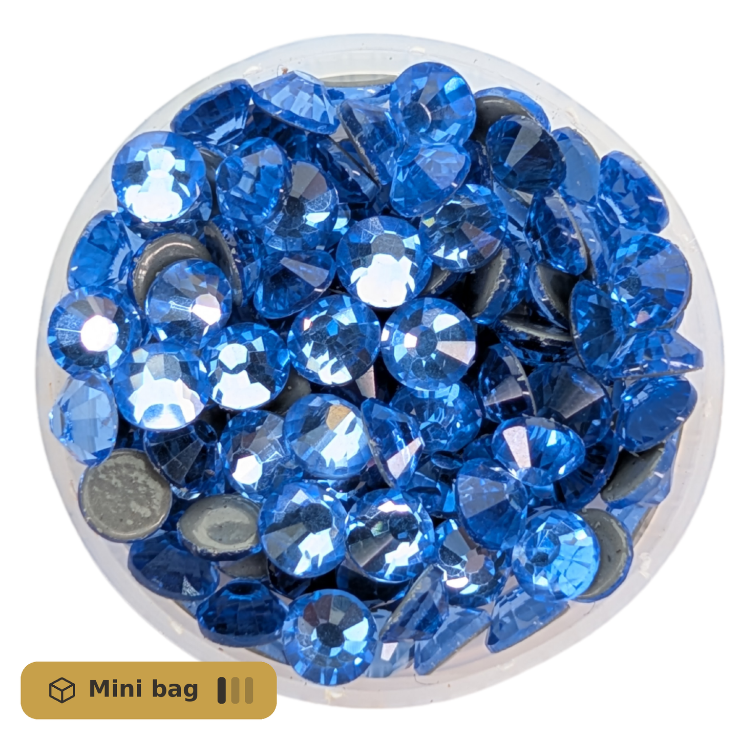 CrystAX Lt Sapphire Hot-fix Mini Bag