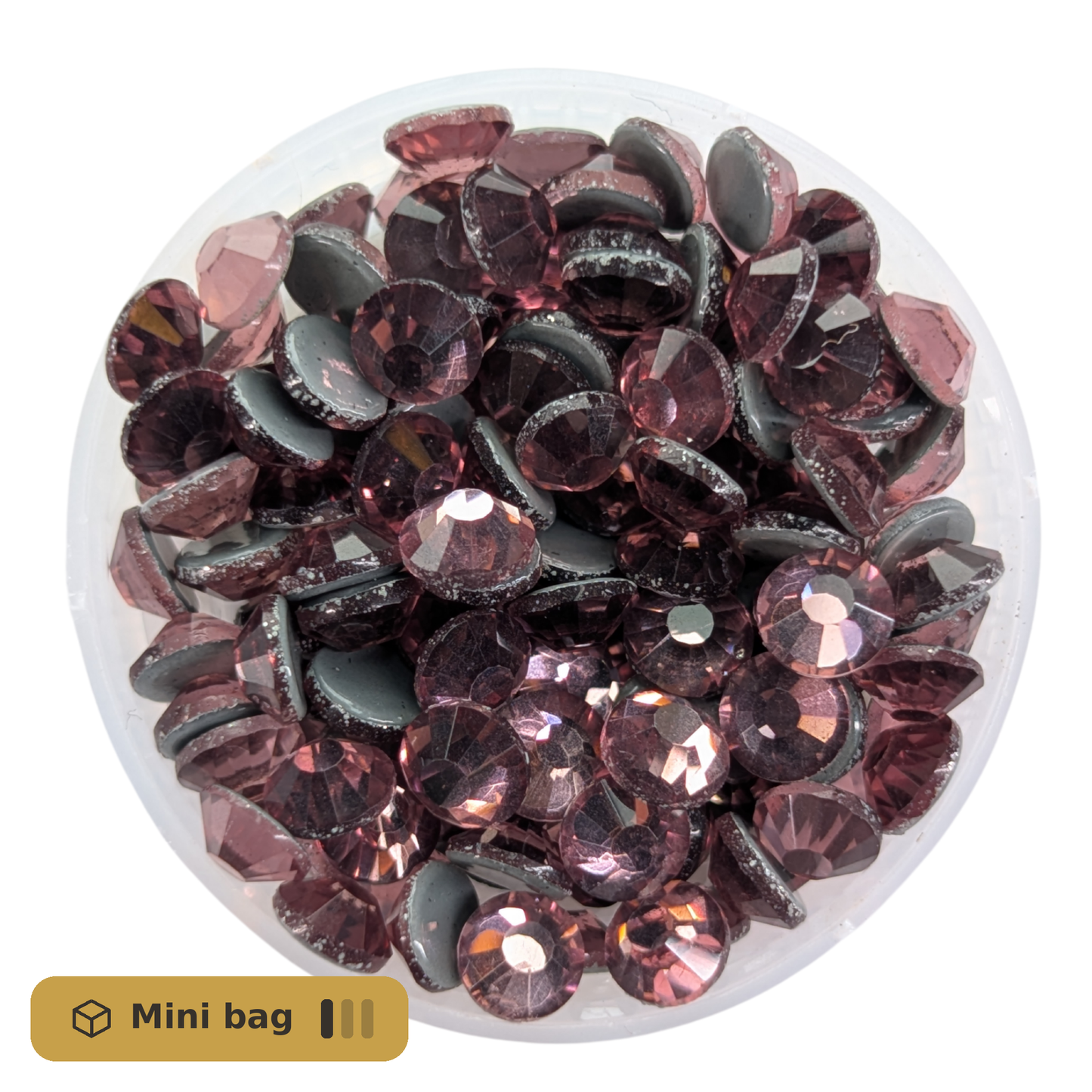 CrystAX Lt Amethyst Hot-fix Mini Bag