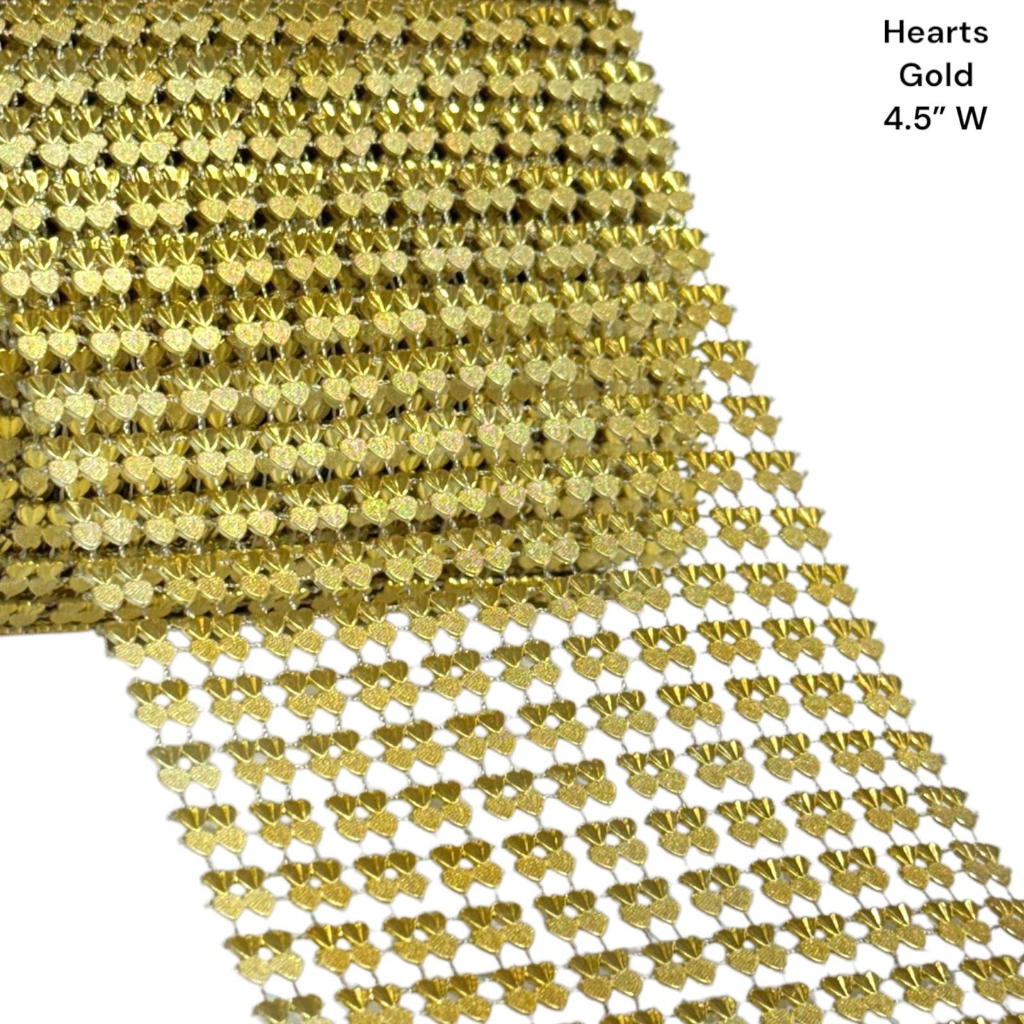 Sparkly Plastic Shaped Trims – Flower, Heart & More | Stitch or Glue On | Lightweight Decorative Trim