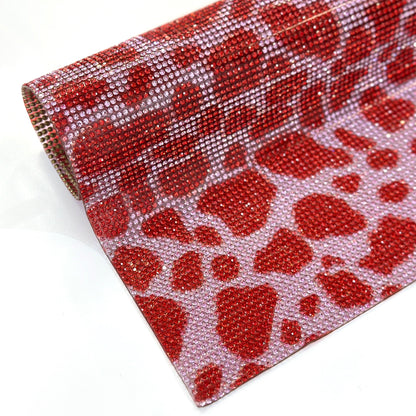 Hot-fix Animal Patterned Rhinestone Sheet 9.5 inch x 15.5 inch
