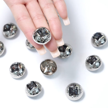 Rhinestone Ball Button 204-22