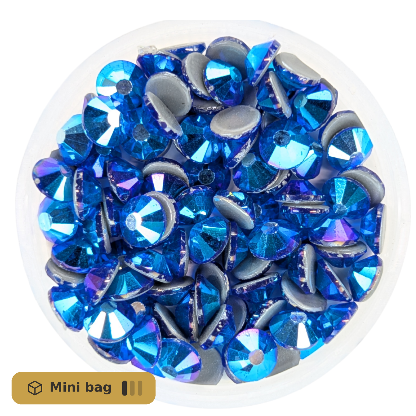 CrystAX Sapphire AB Hot-fix Mini Bag
