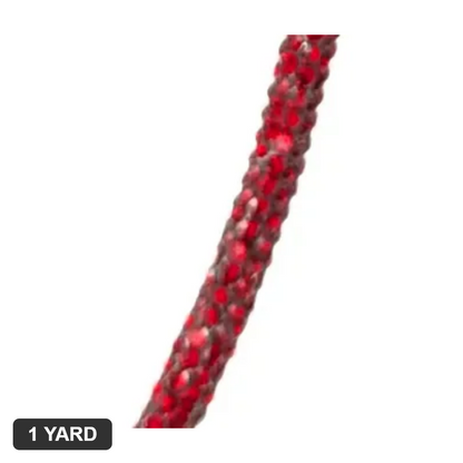 6MM Rhinestone Rope - Siam (Red) - 1 Yard