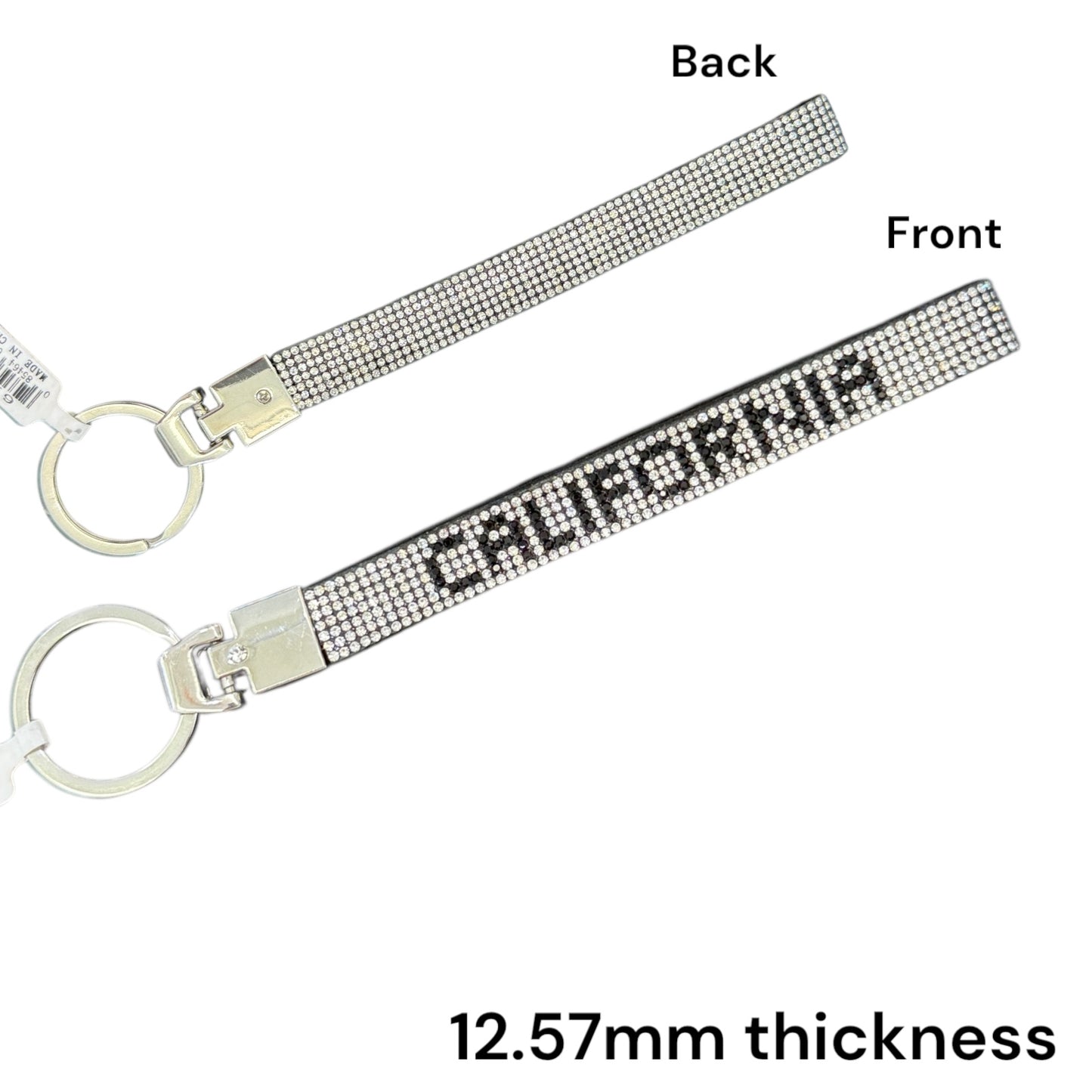 Custom Skinny Wristlet Keychain