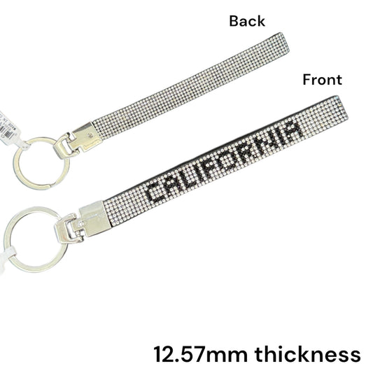 Custom Skinny Wristlet Keychain