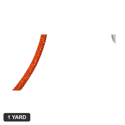 6MM Rhinestone Rope - Sun - 1 Yard