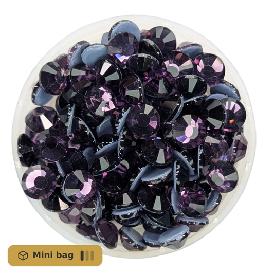 CrystAX Tanzanite Hot-fix Mini Bag