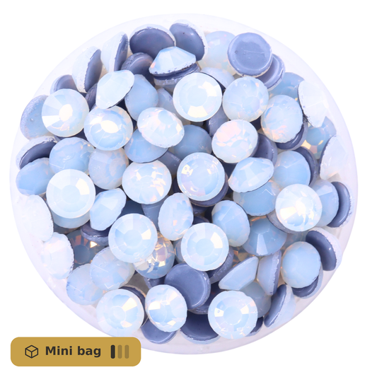 CrystAX White Opal Hot-fix Mini Bag