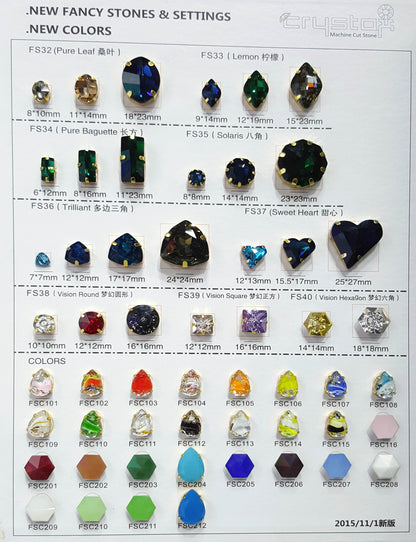 Fancy Stone Color Chart