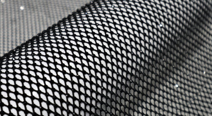 AF11-Strech Intense Rhinestone Fabric 30 cm x5 Meter / 11.8" x 196.8"