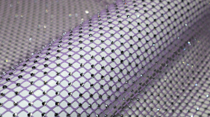 Rhinestone mesh fabric  (AF11-100*150cm)