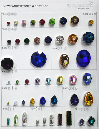 Fancy Stone Color Chart