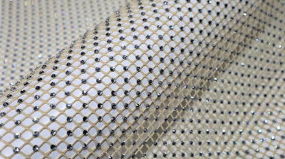 Rhinestone mesh fabric  (AF11-100*150cm)