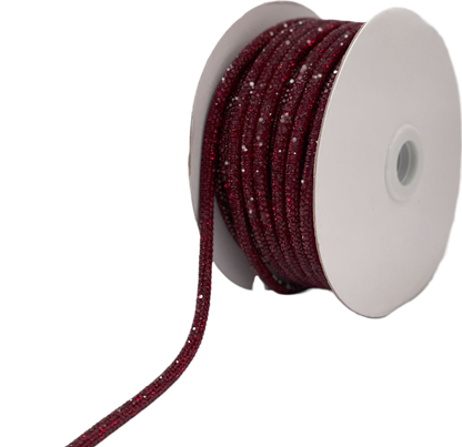 6MM Rhinestone Rope By Roll | 20 Yards