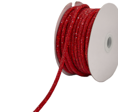 6MM Rhinestone Rope By Roll | 20 Yards