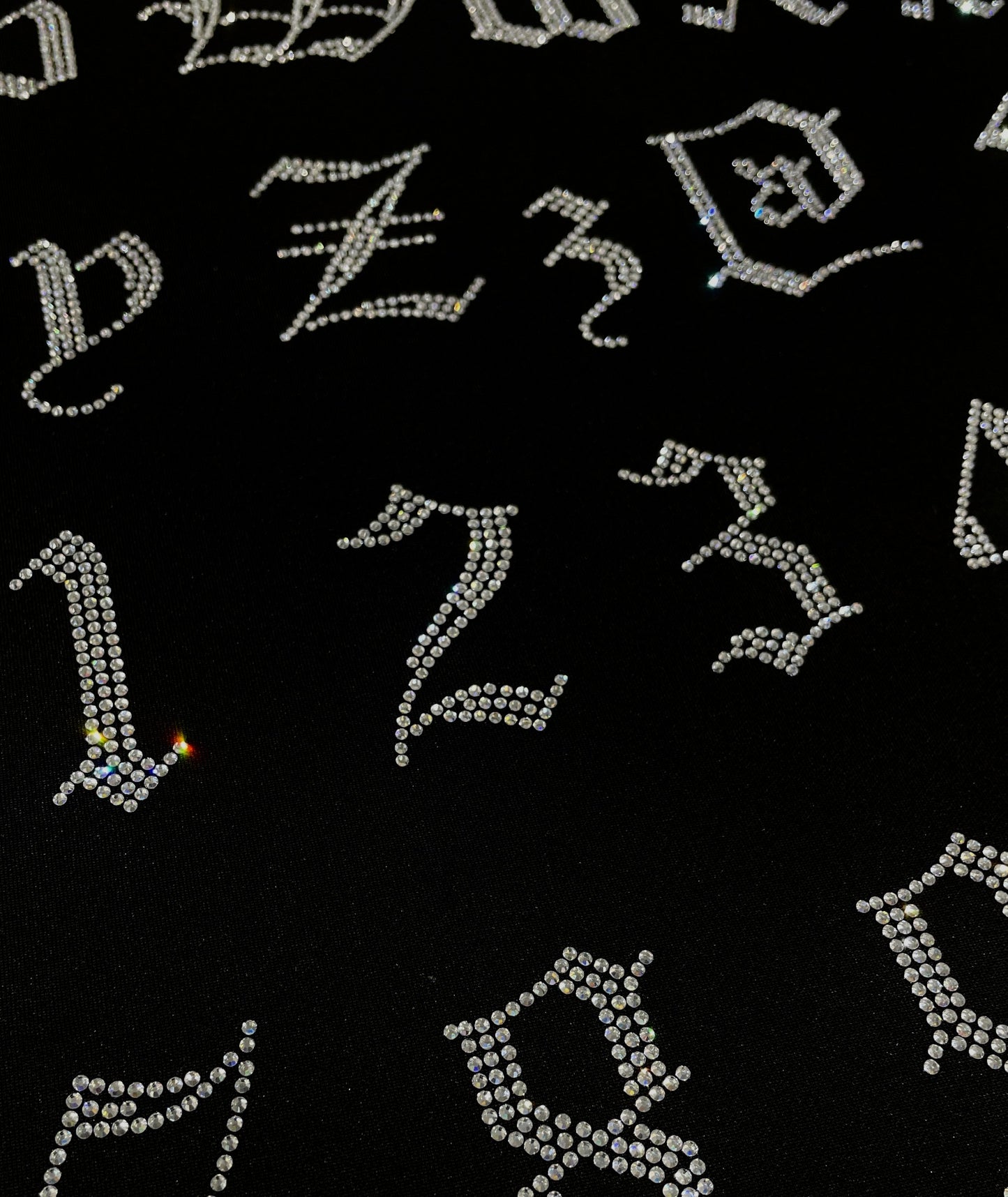 Lowercase Old English Hot-fix Letters