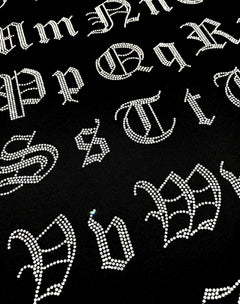 Lowercase Old English Hot-fix Letters