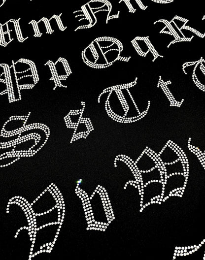 Lowercase Old English Hot-fix Letters