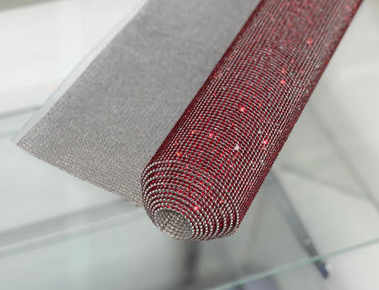Hot-fix Aluminum-Based Rhinestone Roll 13 in  x 46 in (2MM)