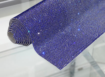 Hot-fix Aluminum-Based Rhinestone Roll 13 in  x 46 in (2MM)