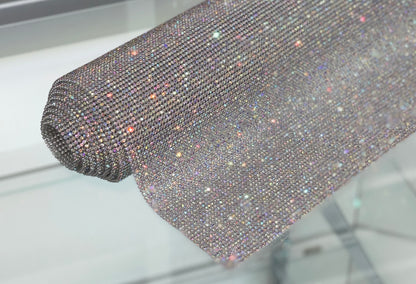 Hot-fix Aluminum-Based Rhinestone Roll 13 in  x 46 in (2MM)