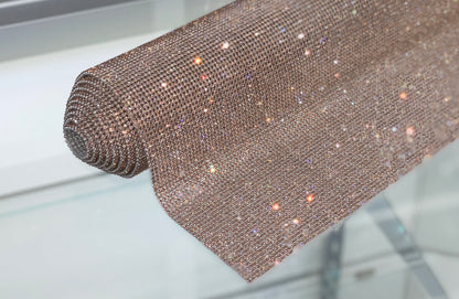 Hot-fix Aluminum-Based Rhinestone Roll 13 in  x 46 in (2MM)