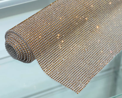 Hot-fix Aluminum-Based Rhinestone Roll 17 1/2  in x 46 in (3MM)