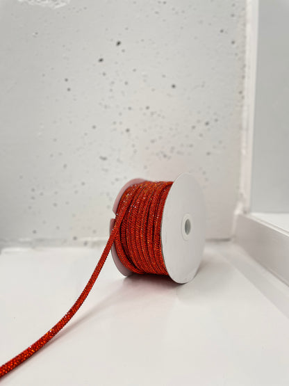6MM Rhinestone Rope By Roll | 20 Yards