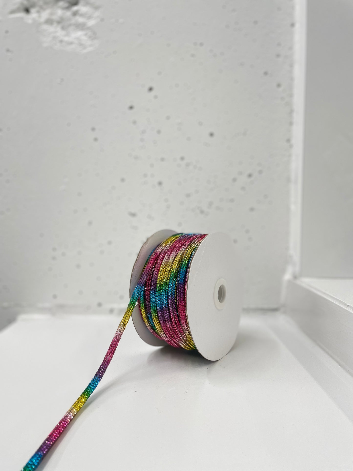 6MM Rhinestone Rope By Roll | 20 Yards