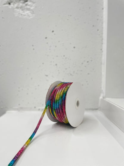6MM Rhinestone Rope By Roll | 20 Yards