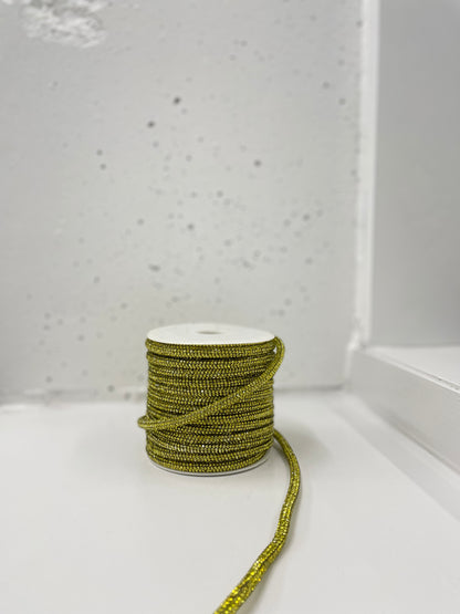 6MM Rhinestone Rope By Roll | 20 Yards