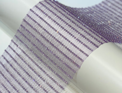 SS8 Rhinestone Fishnet fabric by roll