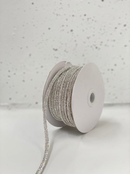 6MM Rhinestone Rope By Roll | 20 Yards