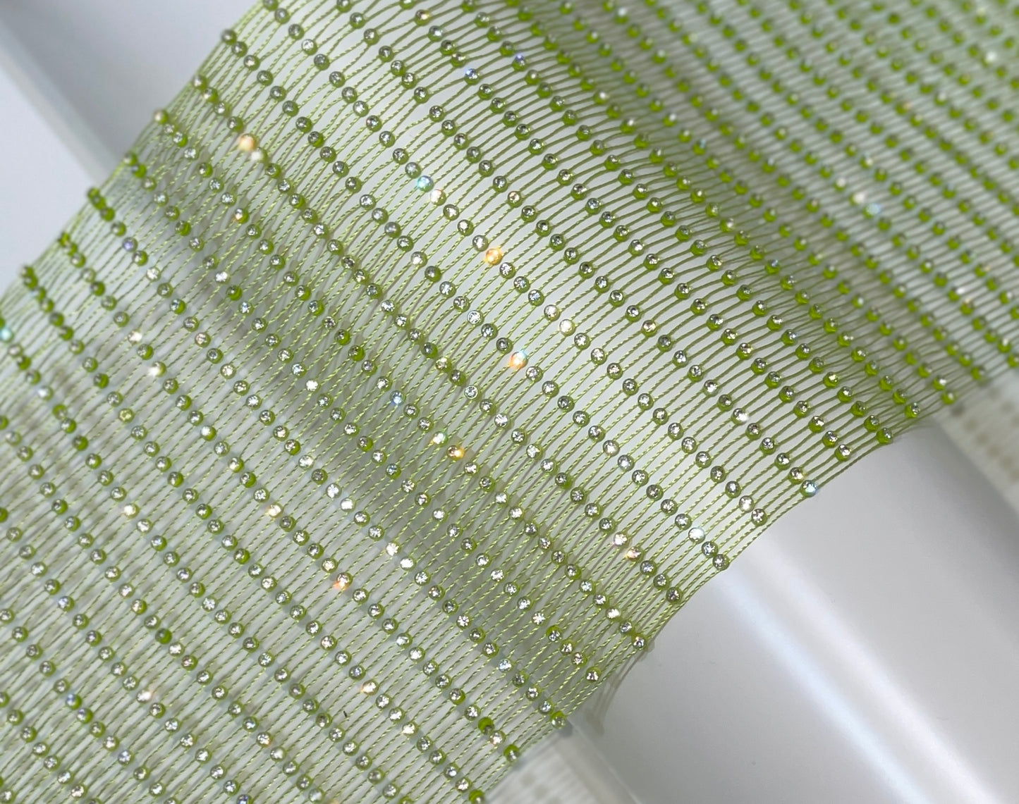 SS8 Rhinestone Fishnet fabric by roll