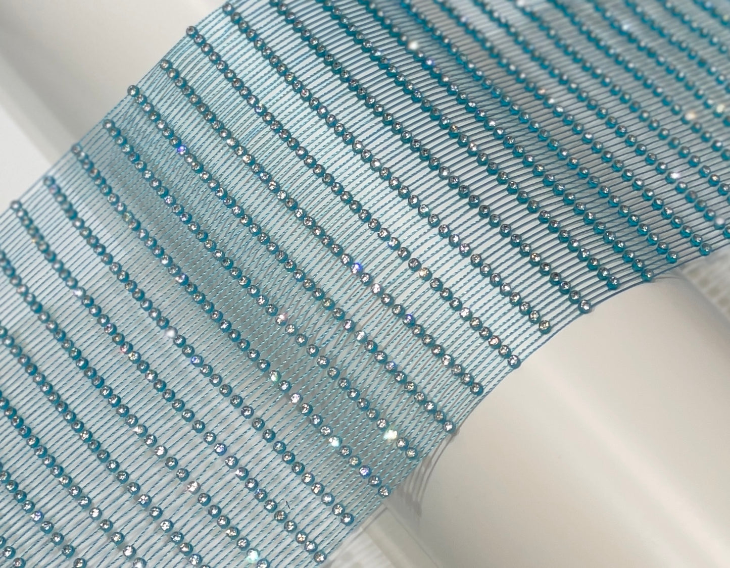 SS8 Rhinestone Fishnet fabric by roll