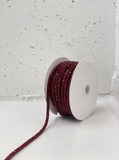 6MM Rhinestone Rope By Roll | 20 Yards