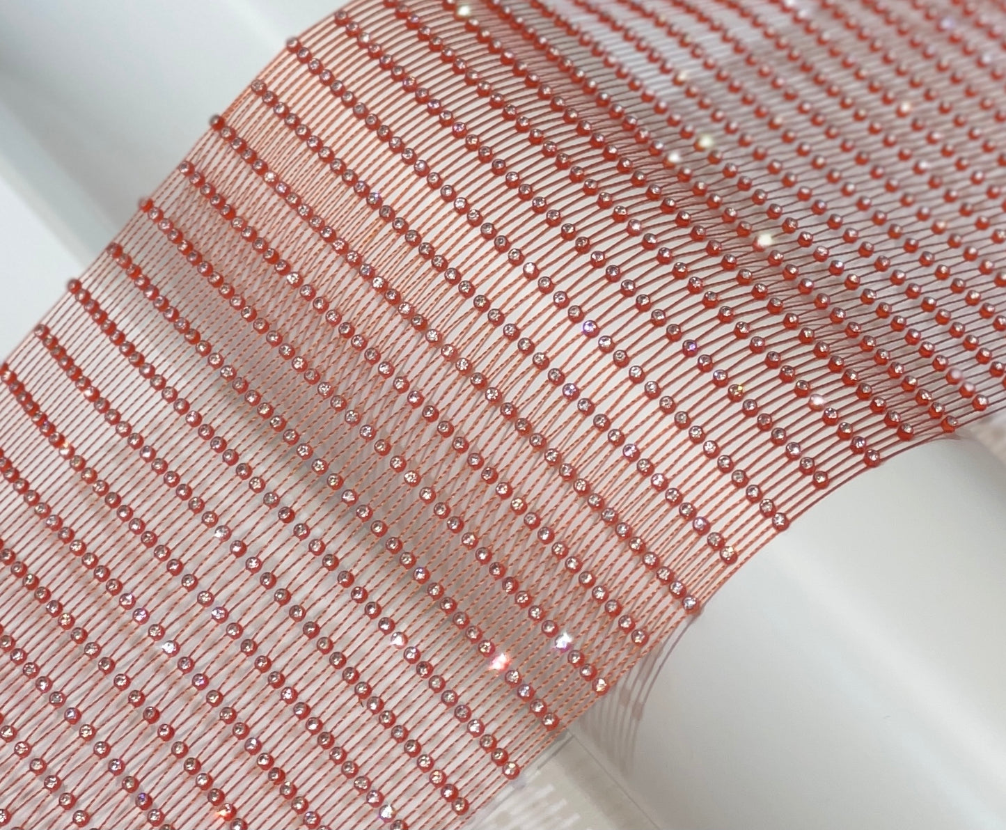 SS8 Rhinestone Fishnet fabric by roll