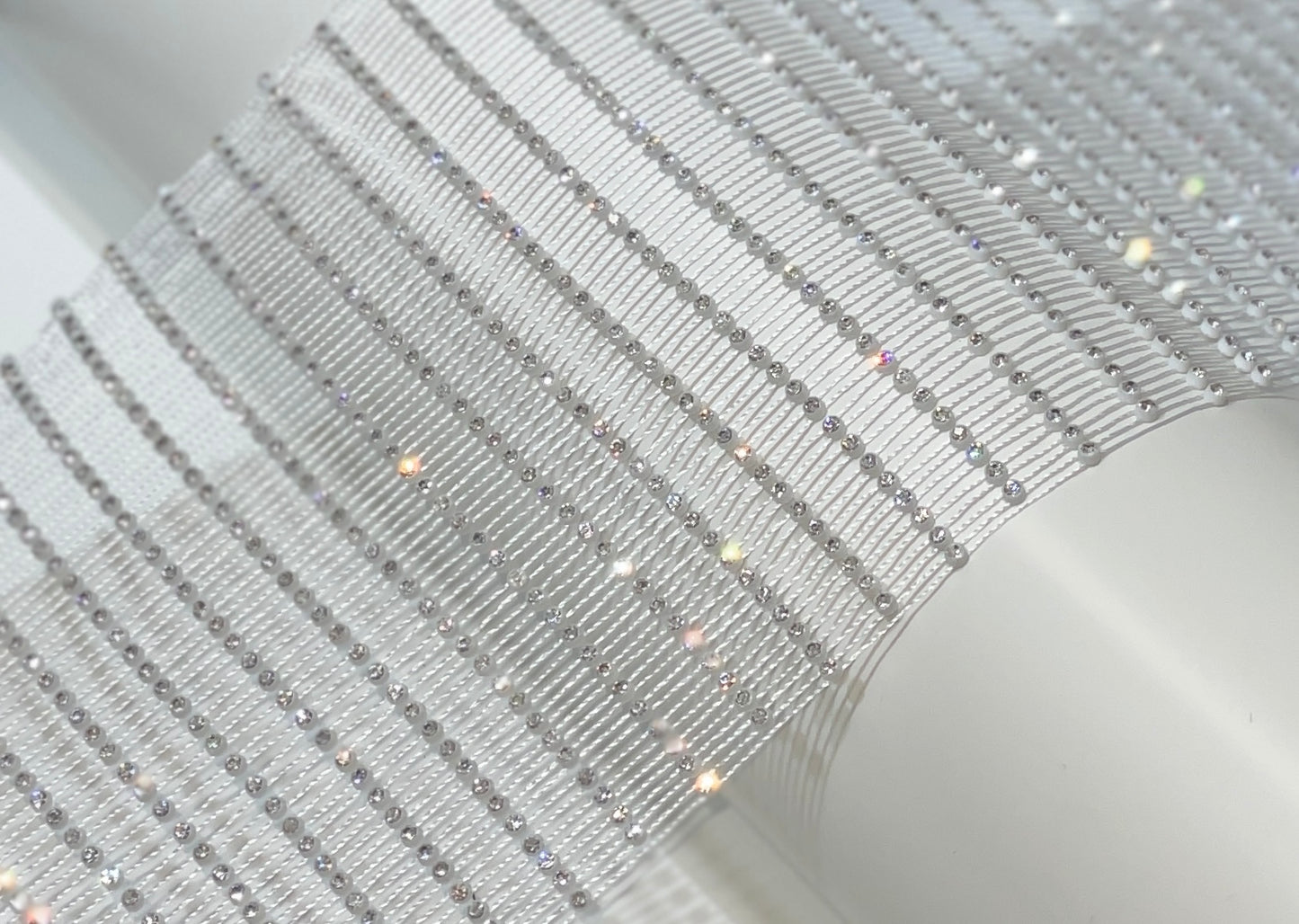 SS8 Rhinestone Fishnet fabric by roll