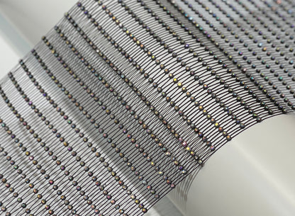 SS8 Rhinestone Fishnet fabric by roll