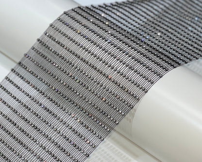 SS8 Rhinestone Fishnet fabric by roll