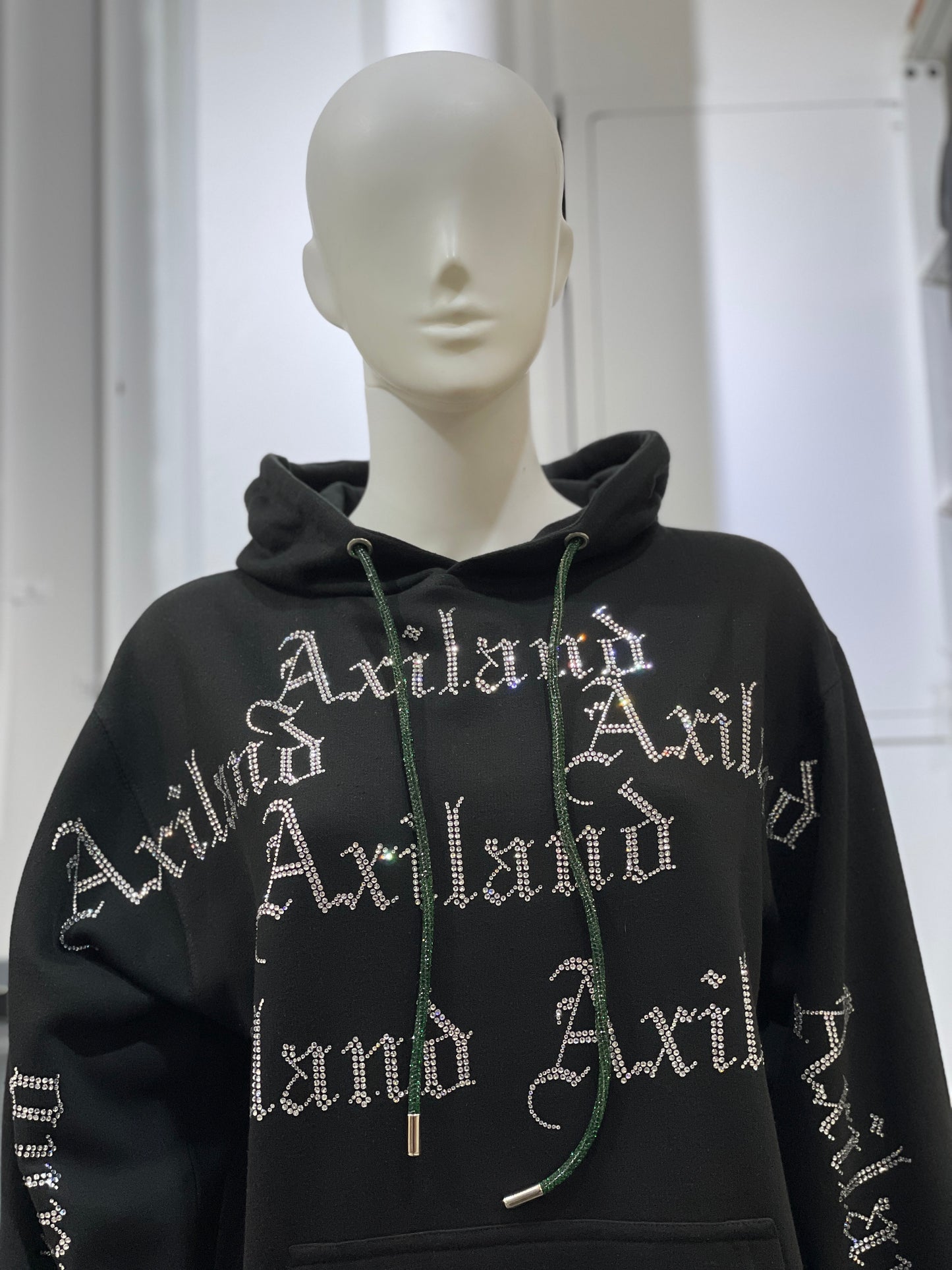 Rhinestone Hoodie String