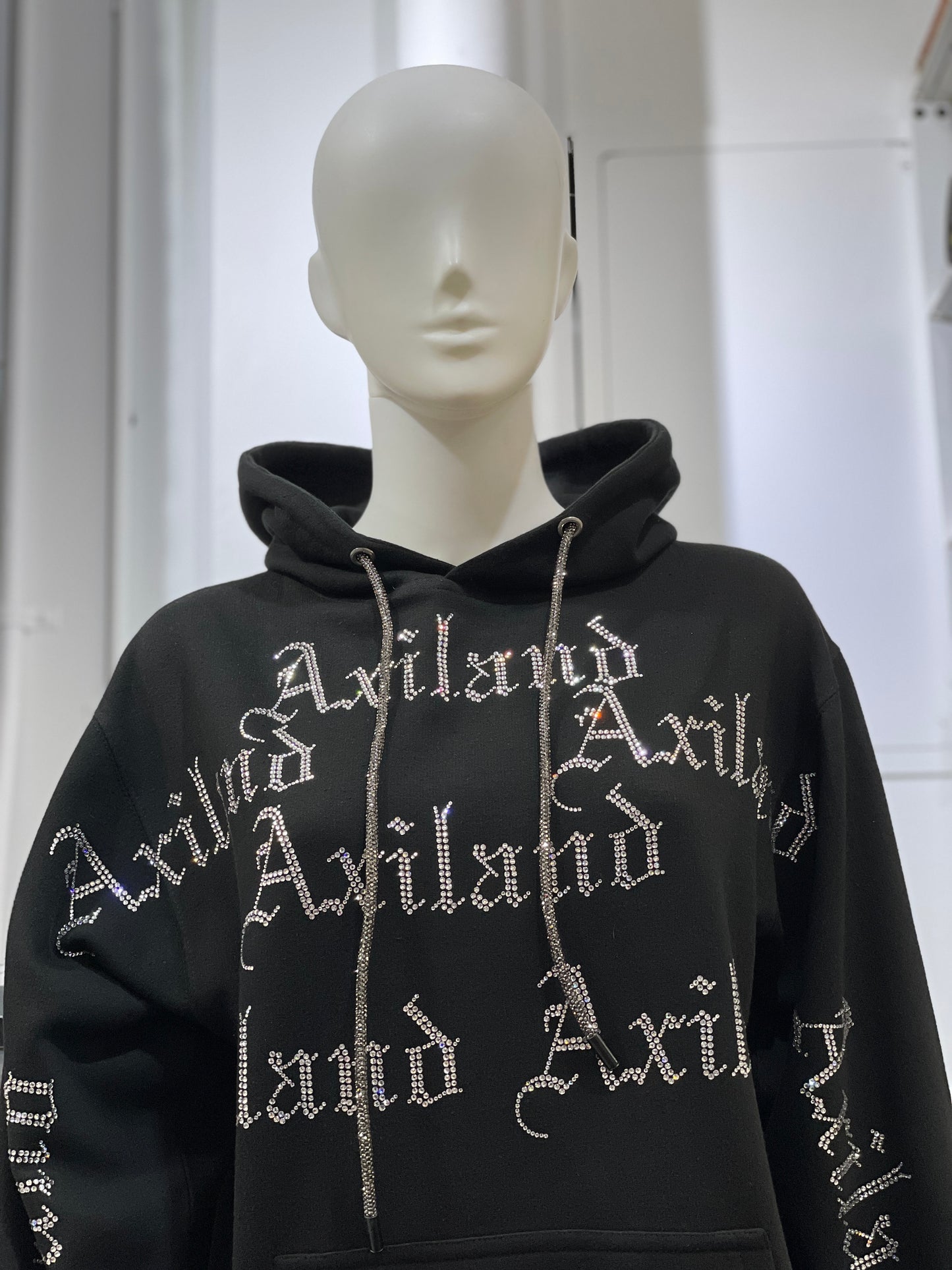 Rhinestone Hoodie String