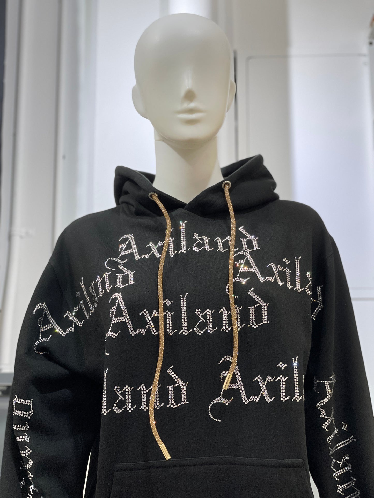 Rhinestone Hoodie String