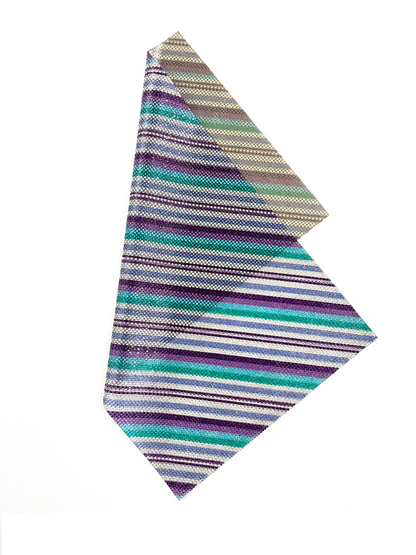 SS6 Rainbow pattern Hotfix Rhinestone Mesh