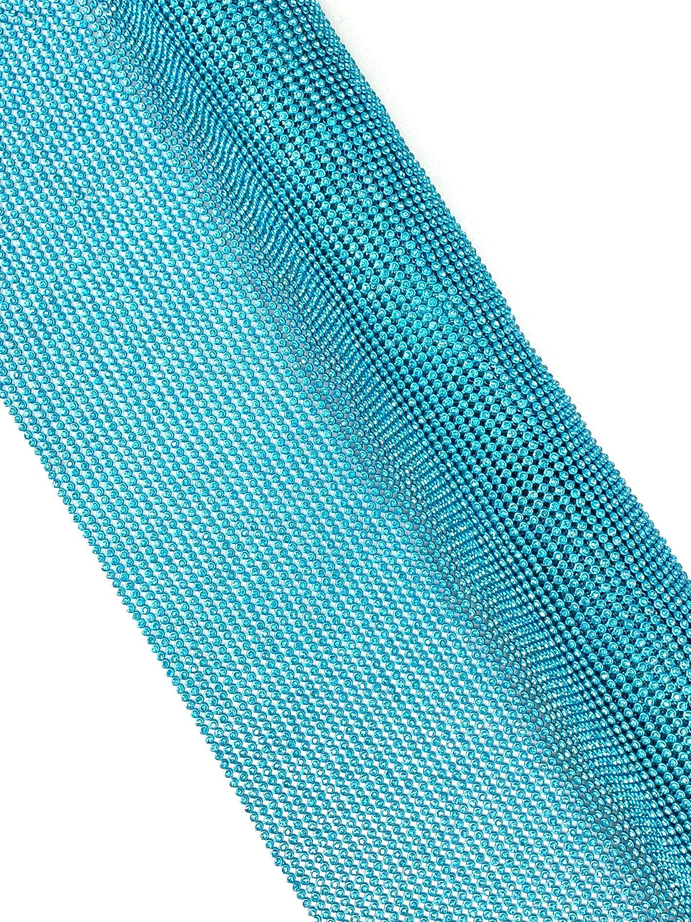 Aquamarine Rhinestone Chainmail