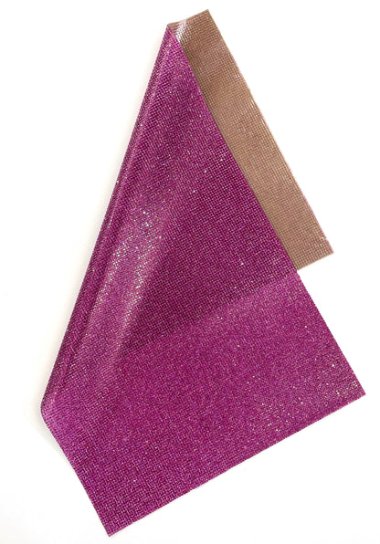 Solid Painted Hot-fix Rhinestone Sheet 9.5 inch x 15.5 inch