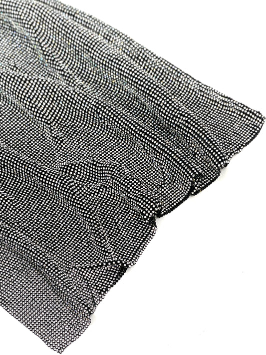 Black/Crystal Rhinestone Chainmail