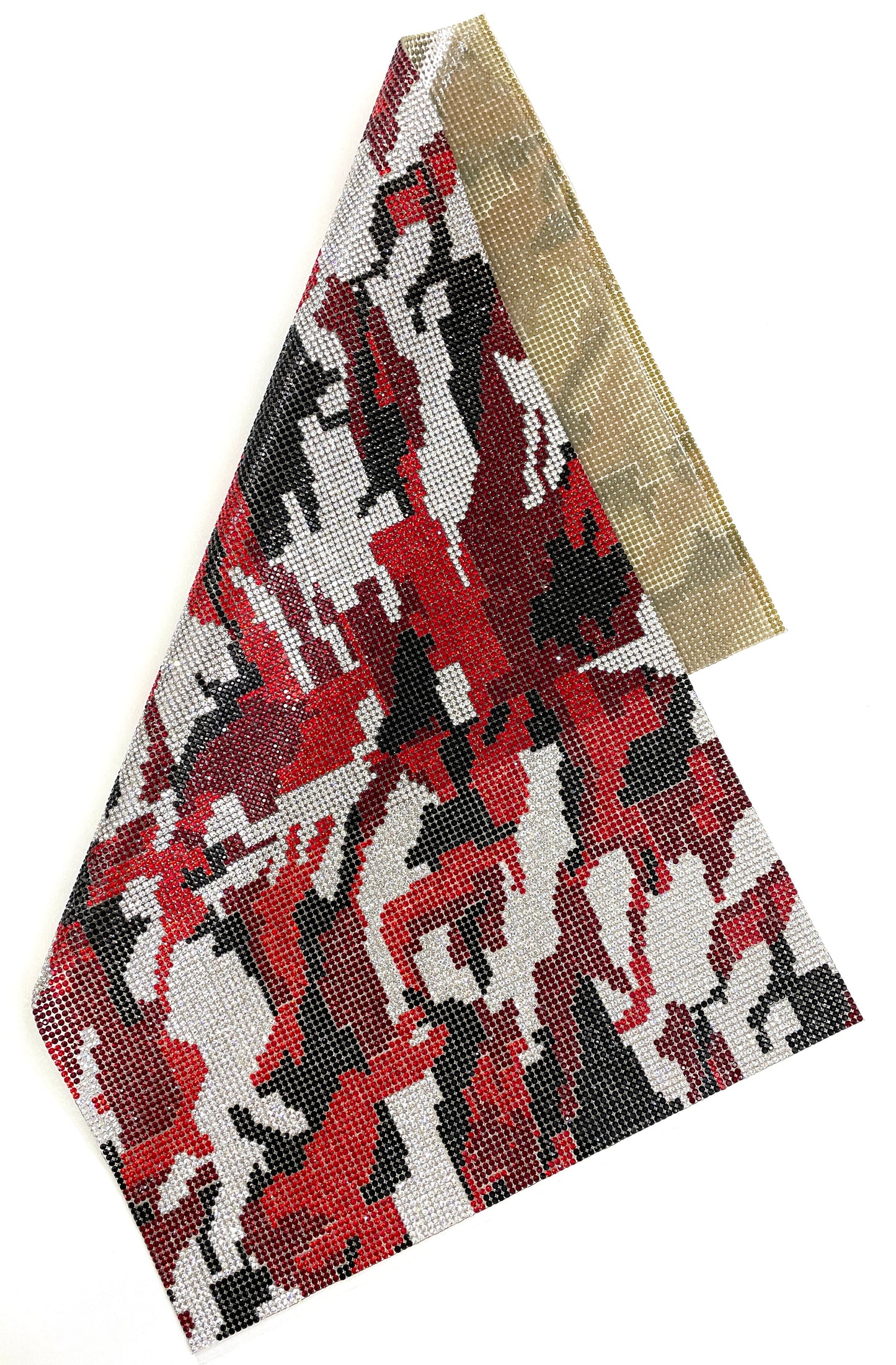 Hot-fix Camouflage Rhinestone Sheet 9 1/2 in x 15 1/2 in