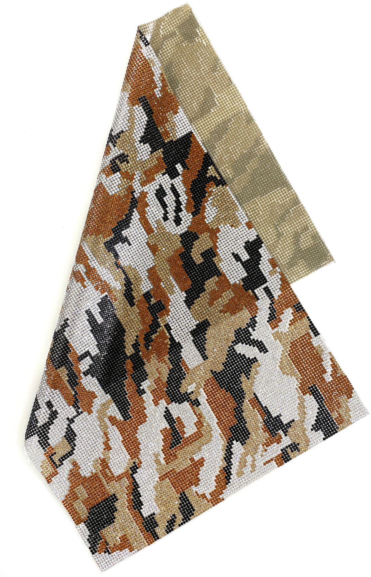 Hot-fix Camouflage Rhinestone Sheet 9 1/2 in x 15 1/2 in