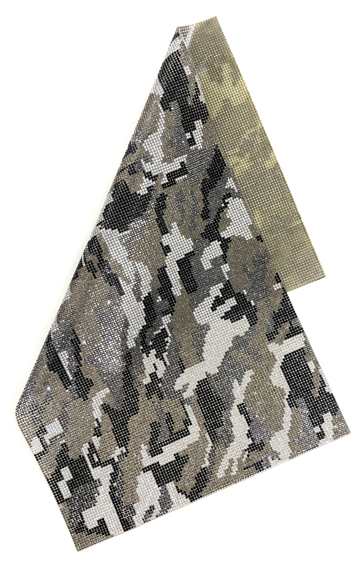 Hot-fix Camouflage Rhinestone Sheet 9 1/2 in x 15 1/2 in